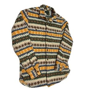 J. Crew Multicolor Patterned Casual Button Down Shirt